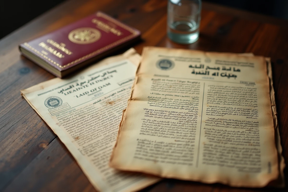 Documents médicaux et diplomatiques vintage des années 1970 évoquant le traitement controversé et tardif du lymphome du Shah d'Iran