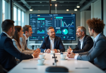 Solution intégrée : définition, avantages et exemples concrets Groupe de professionnels en réunion dans un bureau moderne