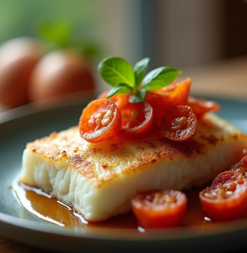 Cuisiner le cabillaud au chorizo avec des astuces gourmandes et faciles Filet de cod avec chorizo croustillant sur table rustique