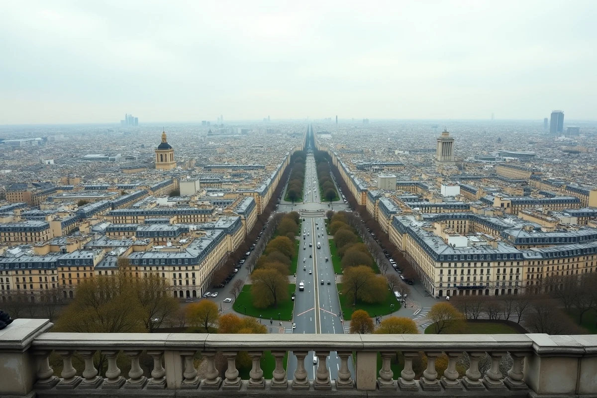 Vue panoramique d'une métropole française illustrant l'étalement urbain et les défis de délimitation géographique des grandes villes