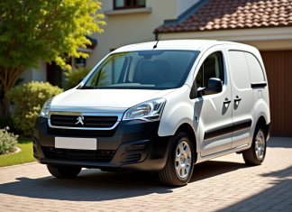 Voiture Peugeot Partner Tepee automatique au soleil